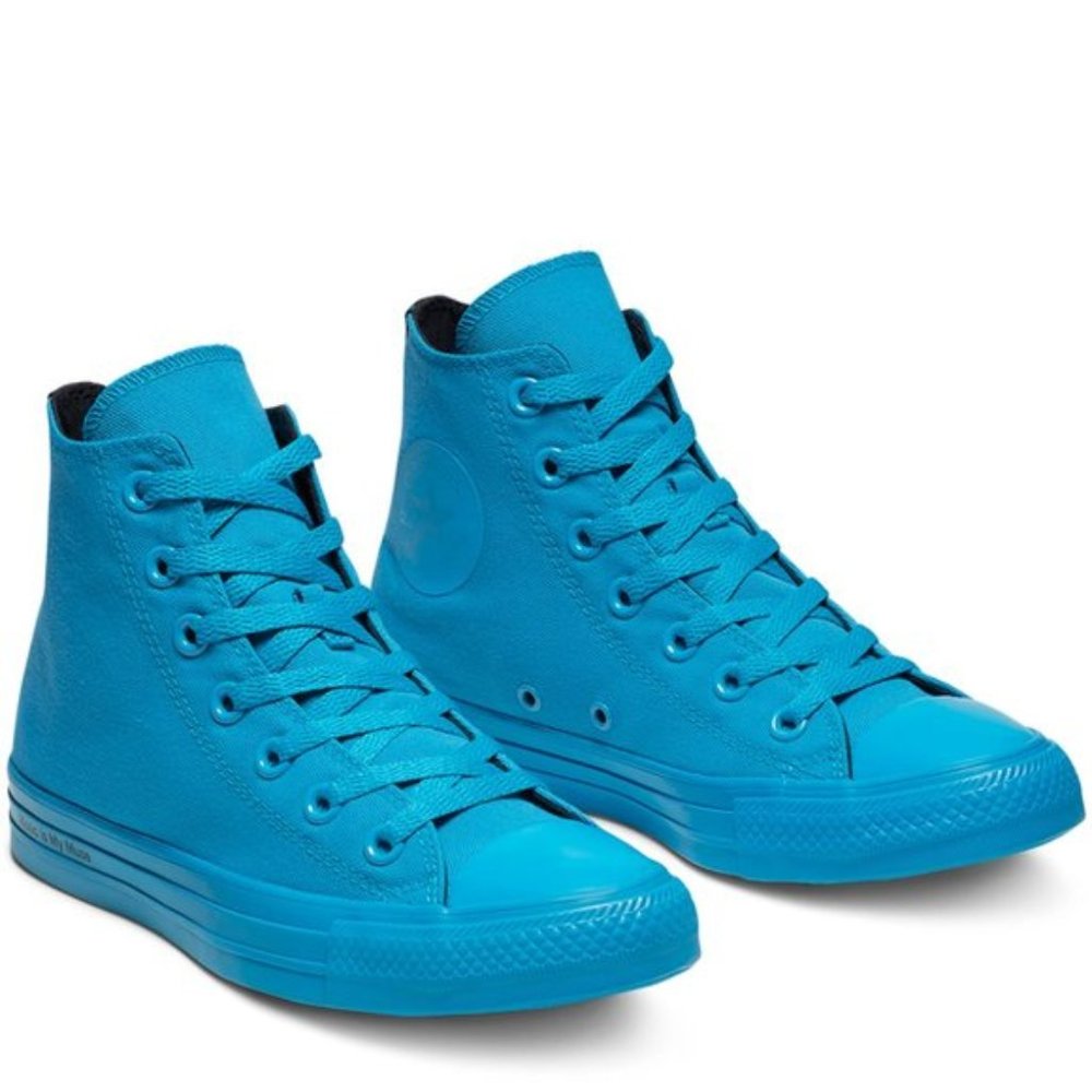 Converse x O.P.I. Chuck Taylor AS Canvas High Top Cyan Space W Sneakers
